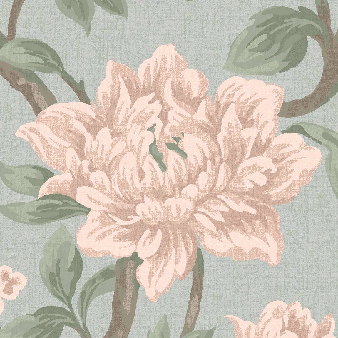 Laura Ashley Tapestry Floral Chenille Made to Measure Roman Blind Blush