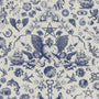 Carrie Neely Tattoo Angel Made To Measure Roman Blind Blue Sample Image