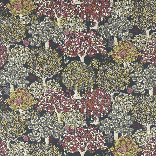 Clarke & Clarke Tatton Fabric Charcoal