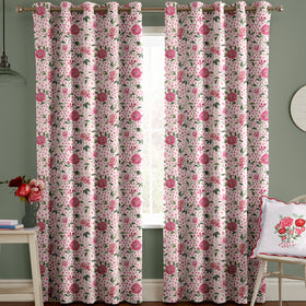 Cath Kidston Tea Rose Made to Measure Curtain Pink