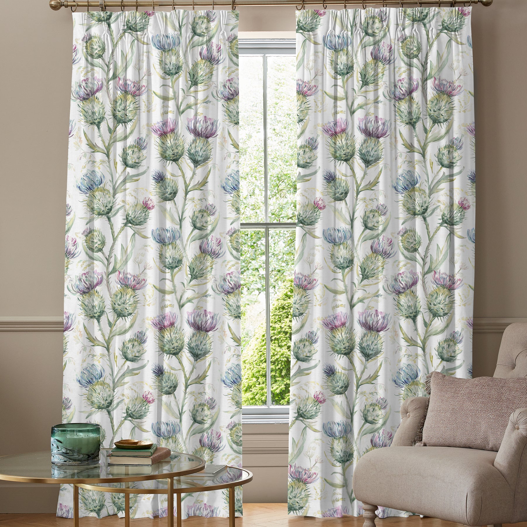Voyage Thistle Glen Made To Measure Curtains Spring