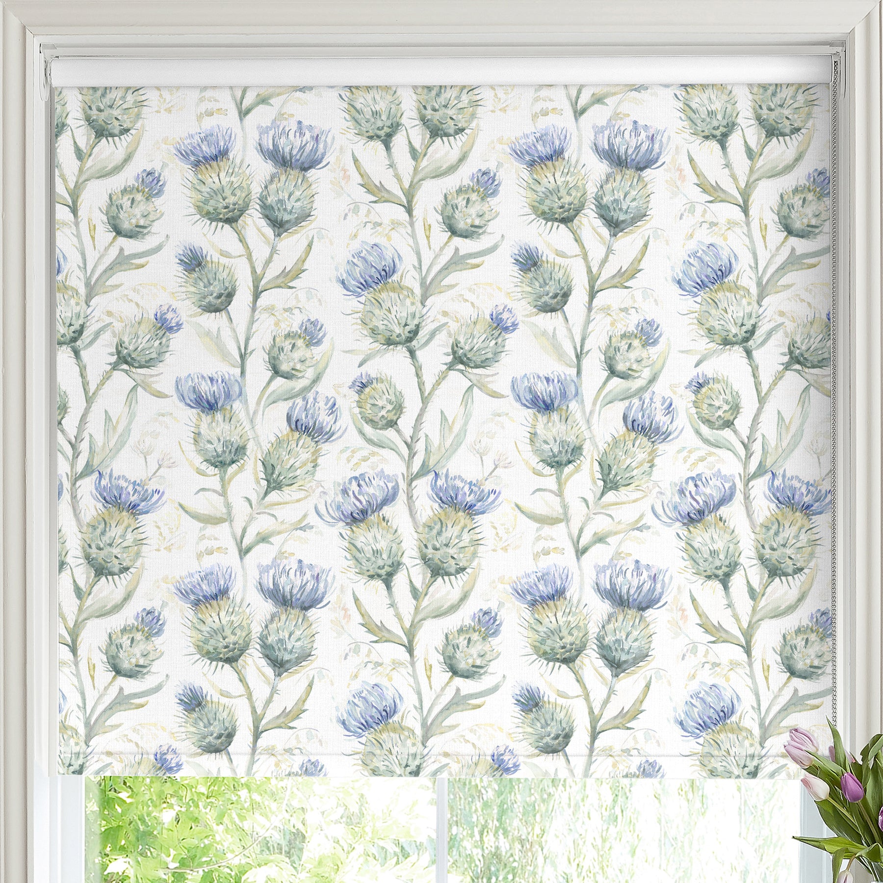 Voyage Thistle Glen Made to Measure Blackout Roller Blind Winter