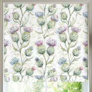 Voyage Thistle Glen Made To Measure Roman Blind Spring