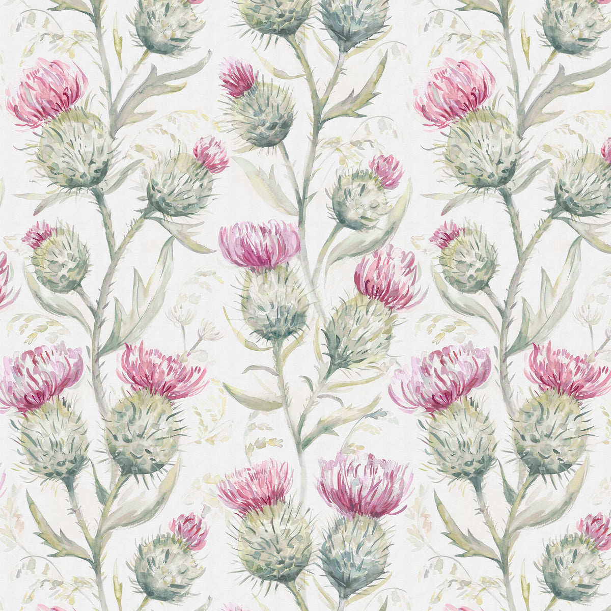 Voyage Thistle Glen Made to Measure Roman Blind Summer