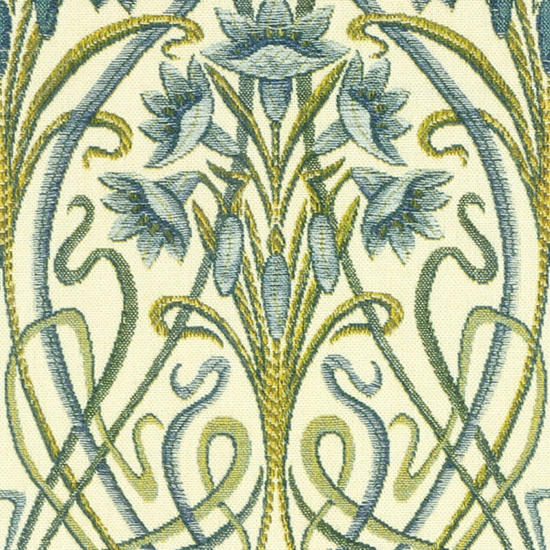 Tiffany Printed Made to Measure Roman Blind Prussian