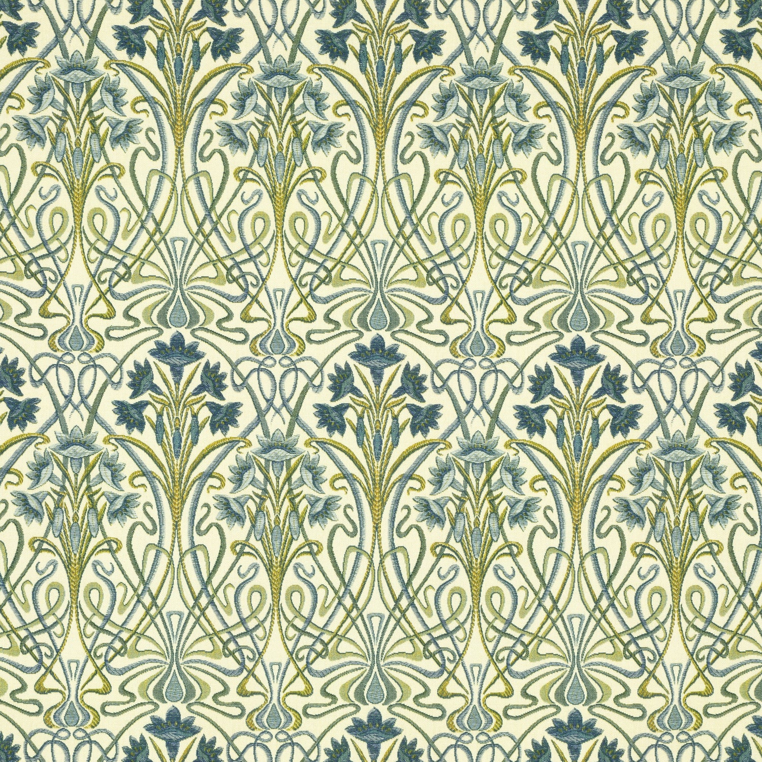 Tiffany Printed Made to Measure Roman Blind Prussian