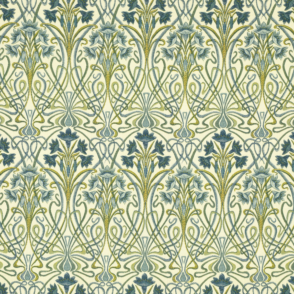 Tiffany Printed Made to Measure Roman Blind Prussian