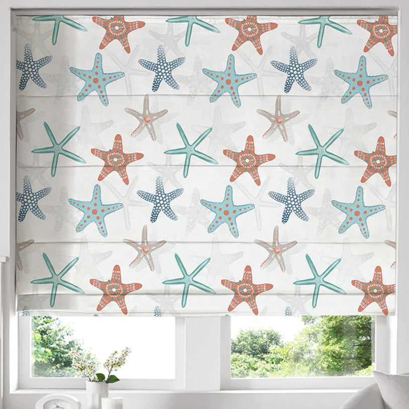 Tissington Made to Measure Roman Blind Coral