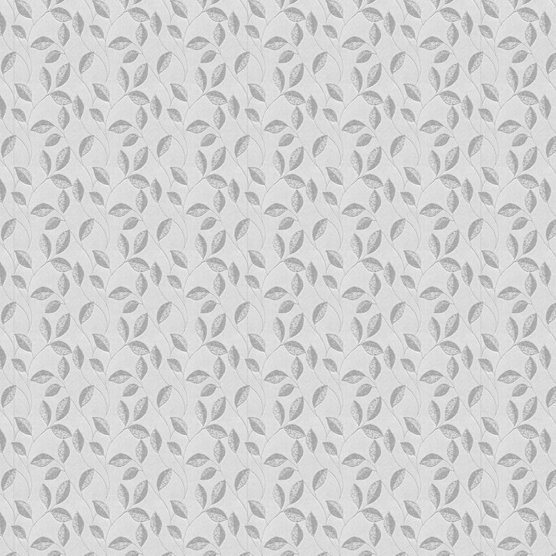 Leaf Vine Made to Measure Roman Blind Platinum