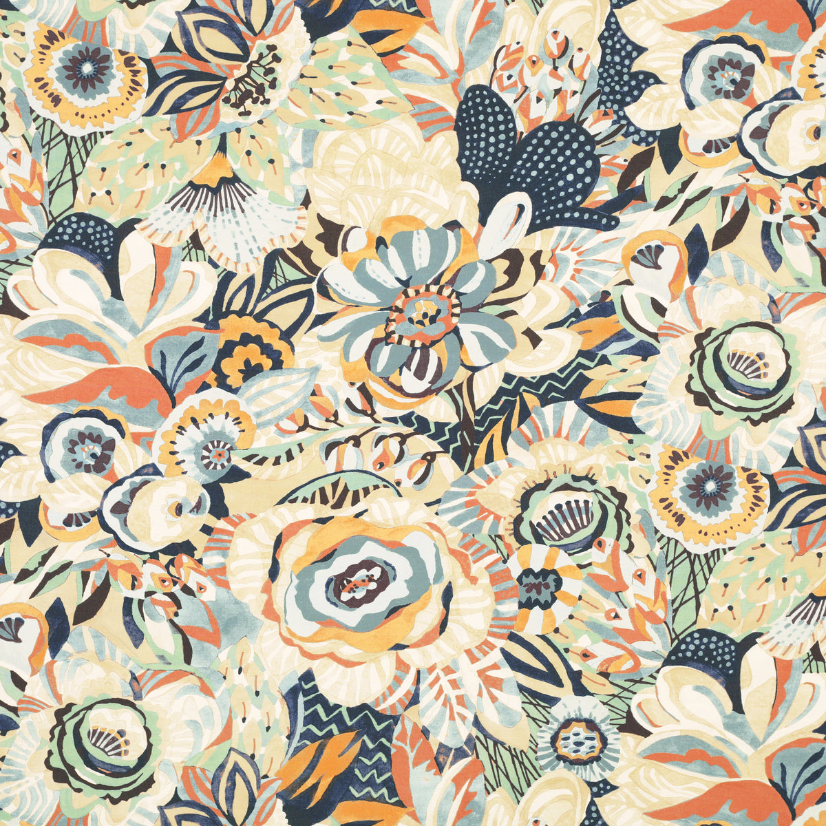 Tresco Fabric Indigo