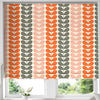 Orla Kiely Trio Stem Made to Measure Roman Blind Persimmon