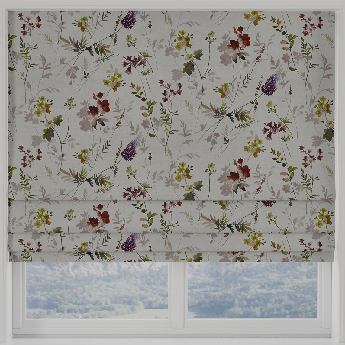 Tuileries Made to Measure Roman Blind Rose Quartz