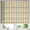 Orla Kiely Two Colour Stem Made to Measure Roman Blind Warm Grey