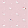 Sophie Allport Unicorn Made to Measure Curtain Soft Pink