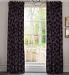 Linda Barker Ursulas Vine Velvet Fabric Grey Dark