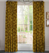 Linda Barker Ursulas Vine Velvet Fabric Ochre