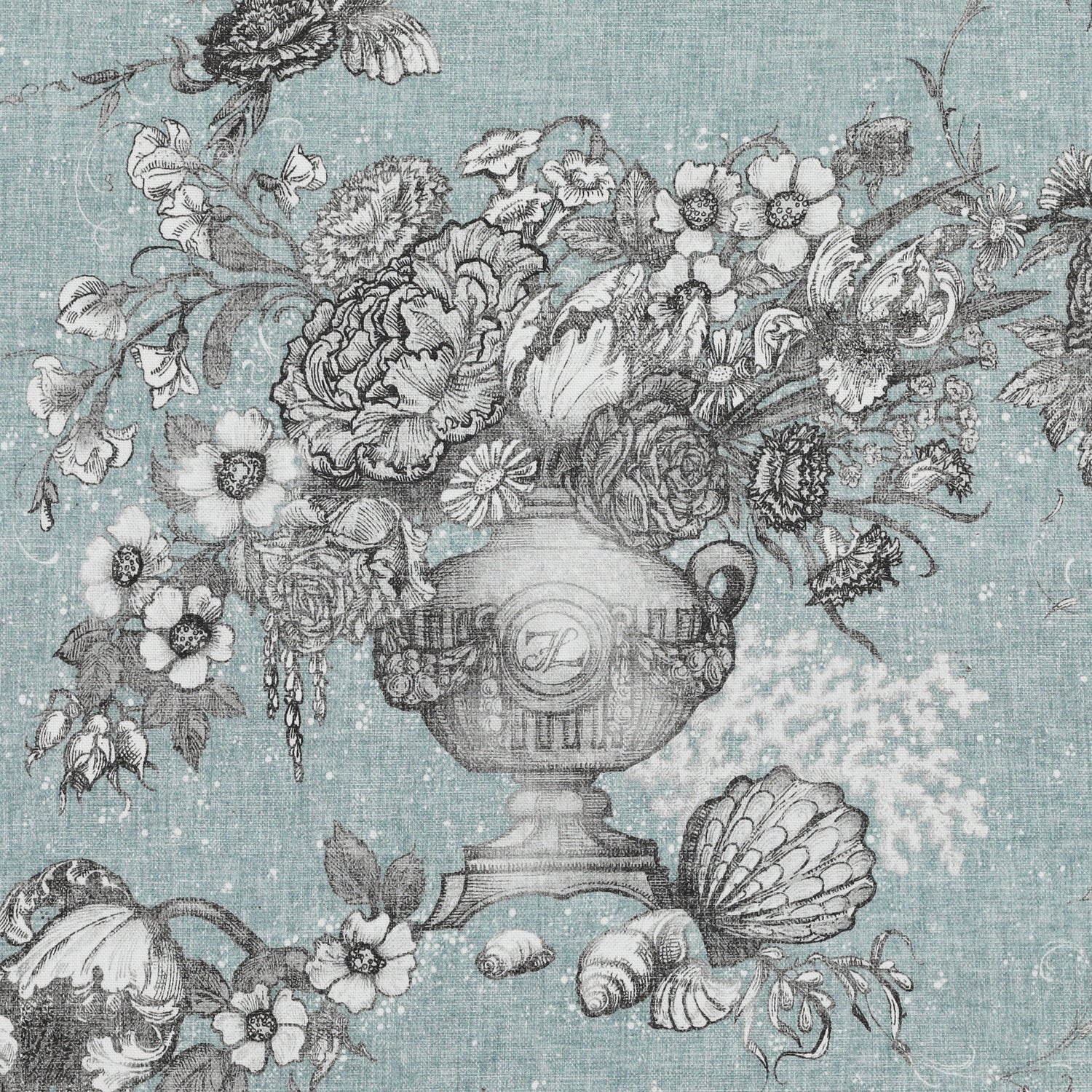 HOUSE Llewelyn-Bowen Vacannes Fabric Opaline Moonstone