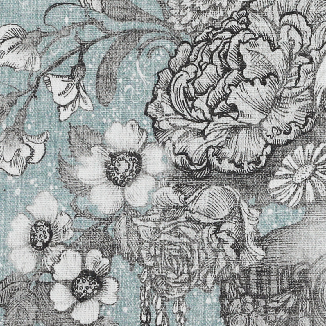 HOUSE Llewelyn-Bowen Vacannes Fabric Opaline Moonstone