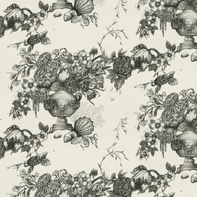 HOUSE Llewelyn-Bowen Vacannes Fabric Ivory Mortar