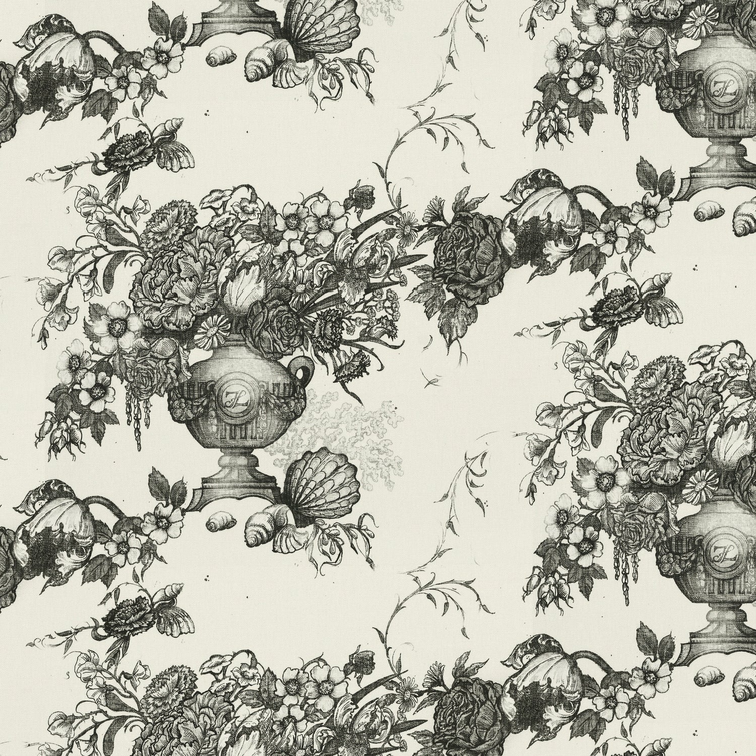 HOUSE Llewelyn-Bowen Vacannes Made To Measure Roman Blind Ivory Mortar