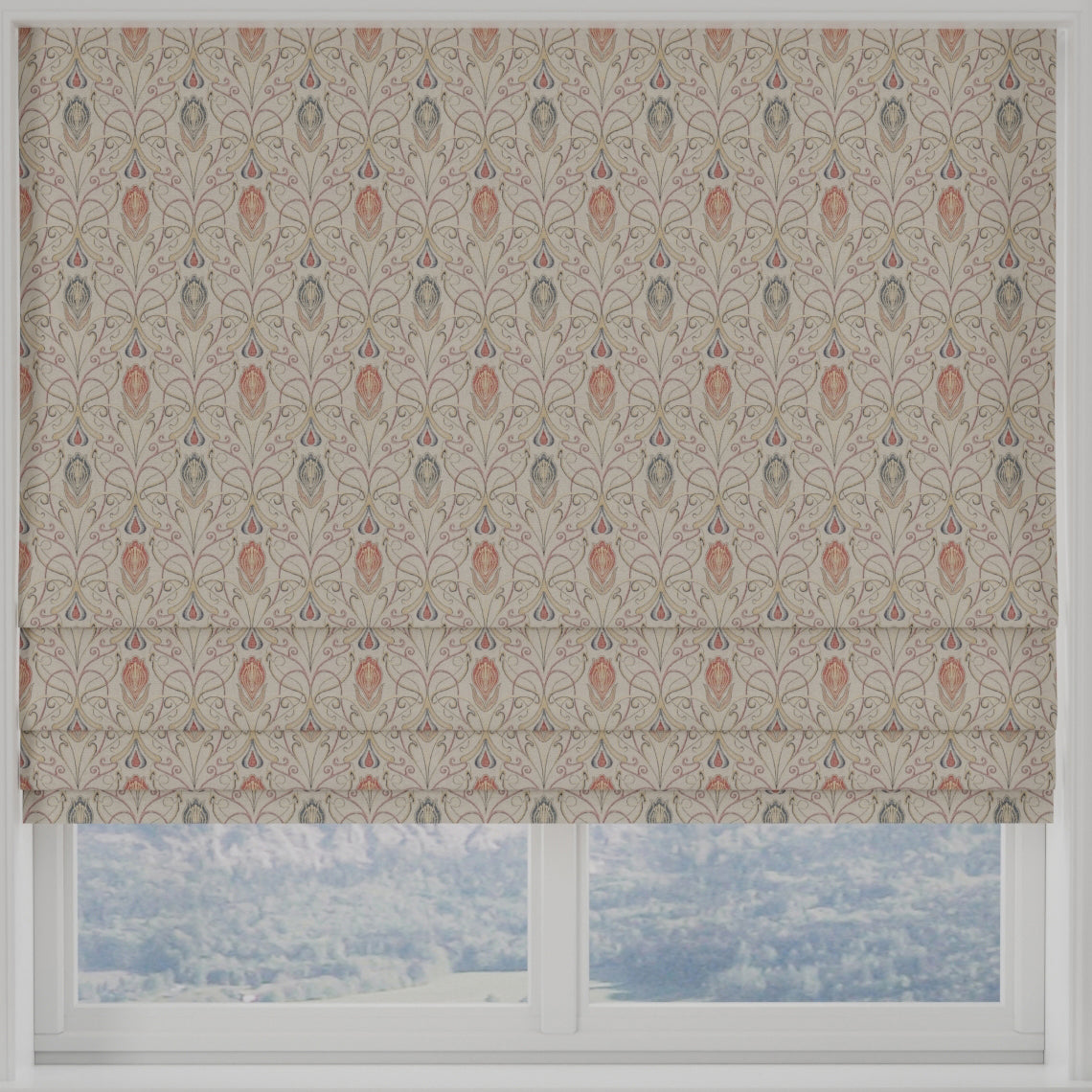 Verona Made to Measure Roman Blind Rosso