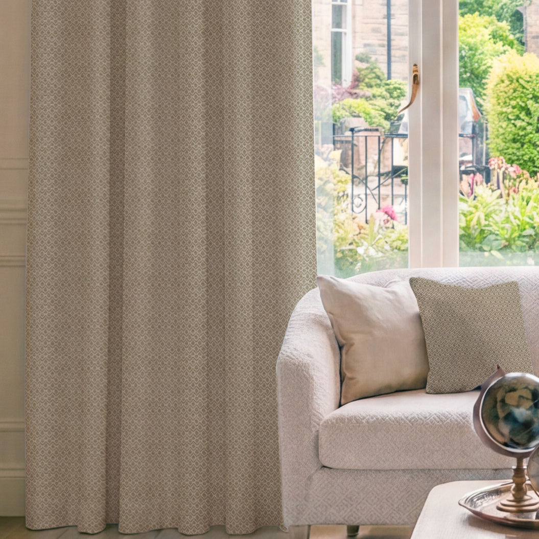 HOUSE Llewelyn-Bowen Divina Made To Measure Curtains Cotswold Stone