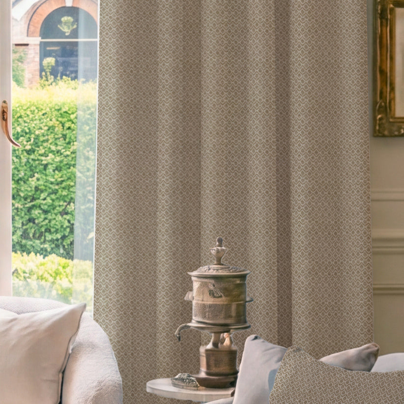 HOUSE Llewelyn-Bowen Divina Made To Measure Curtains Cotswold Stone