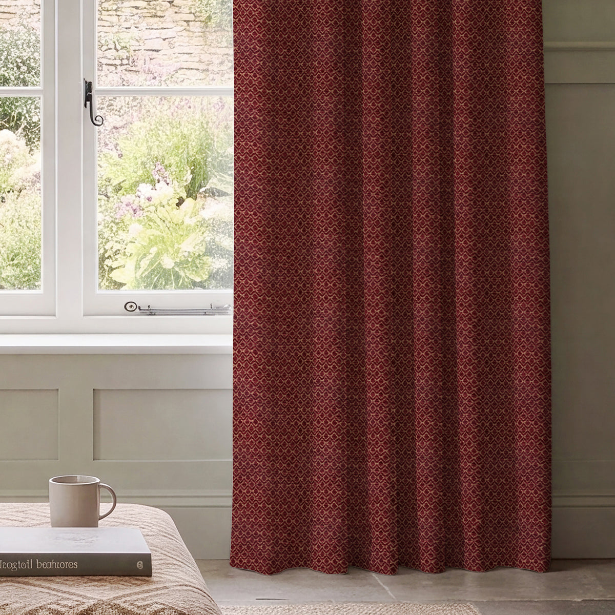 HOUSE Llewelyn-Bowen Divina Made To Measure Curtains Ruby
