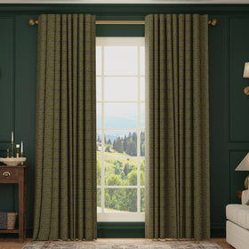 HOUSE Llewelyn-Bowen Divina Made To Measure Curtains Forest Green