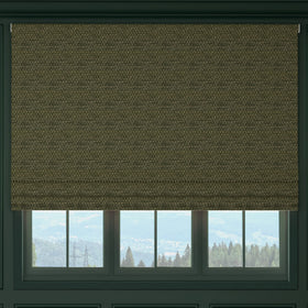 HOUSE Llewelyn-Bowen Divina Made To Measure Roman Blind Forest Green