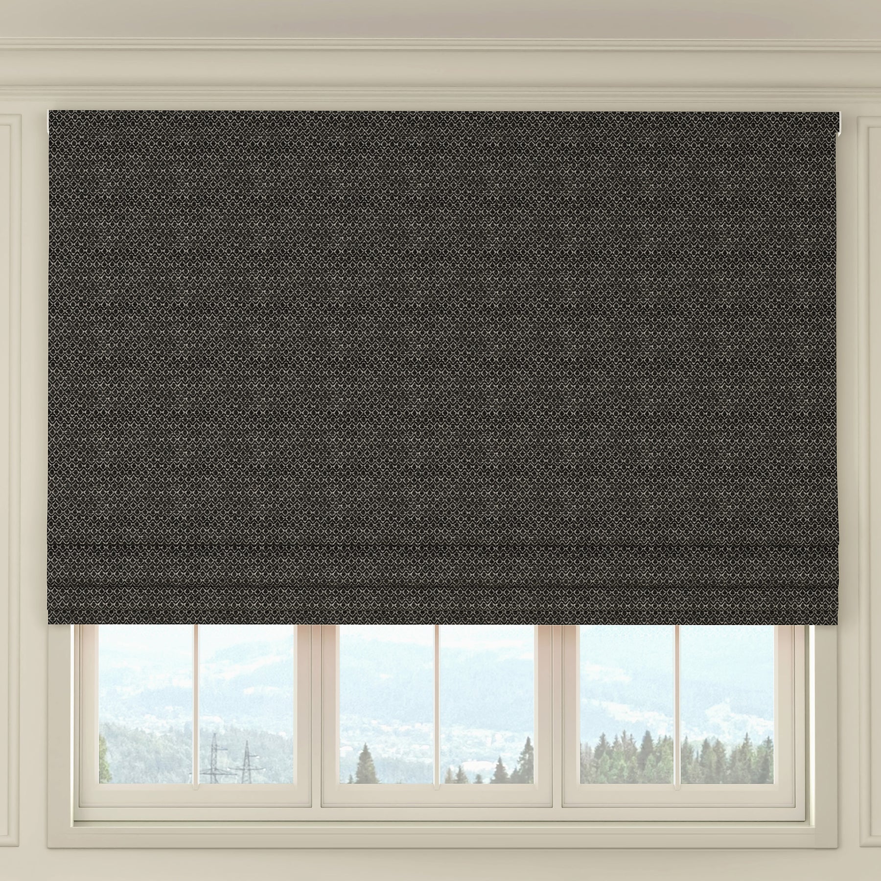 HOUSE Llewelyn-Bowen Divina Made To Measure Roman Blind Nero