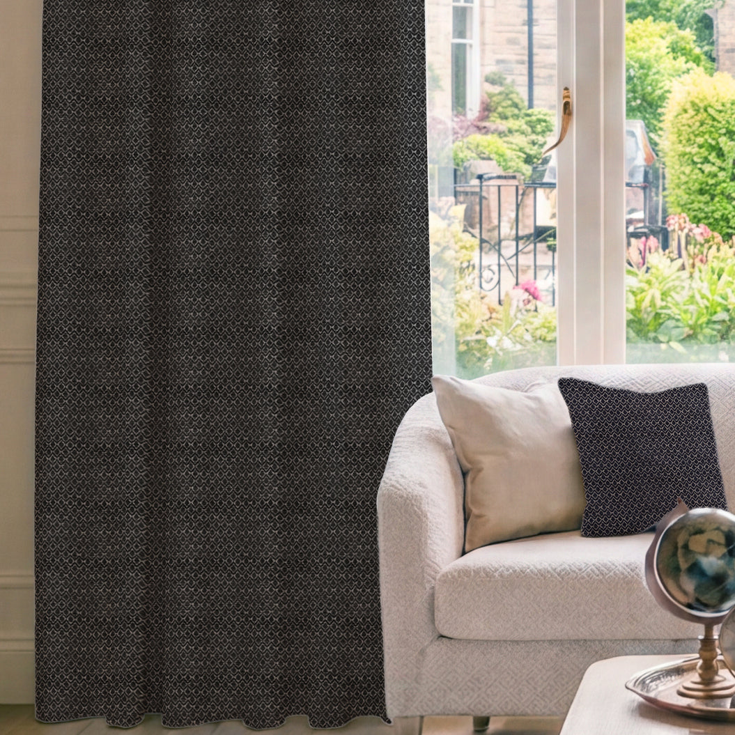 HOUSE Llewelyn-Bowen Divina Made To Measure Curtains Midnight