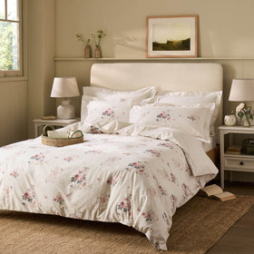Sophie Allport Vintage Rose Duvet Cover Bedding Set Pink Natural