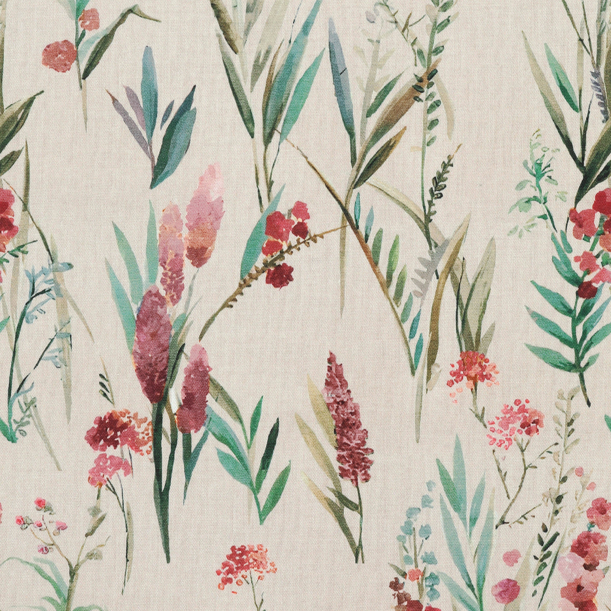 ANTE DECOR Combe Fabric Dusty Rose Linen