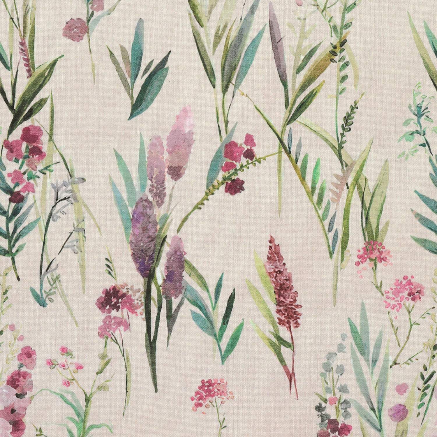 ANTE DECOR Combe Fabric Dusty Mauve Linen
