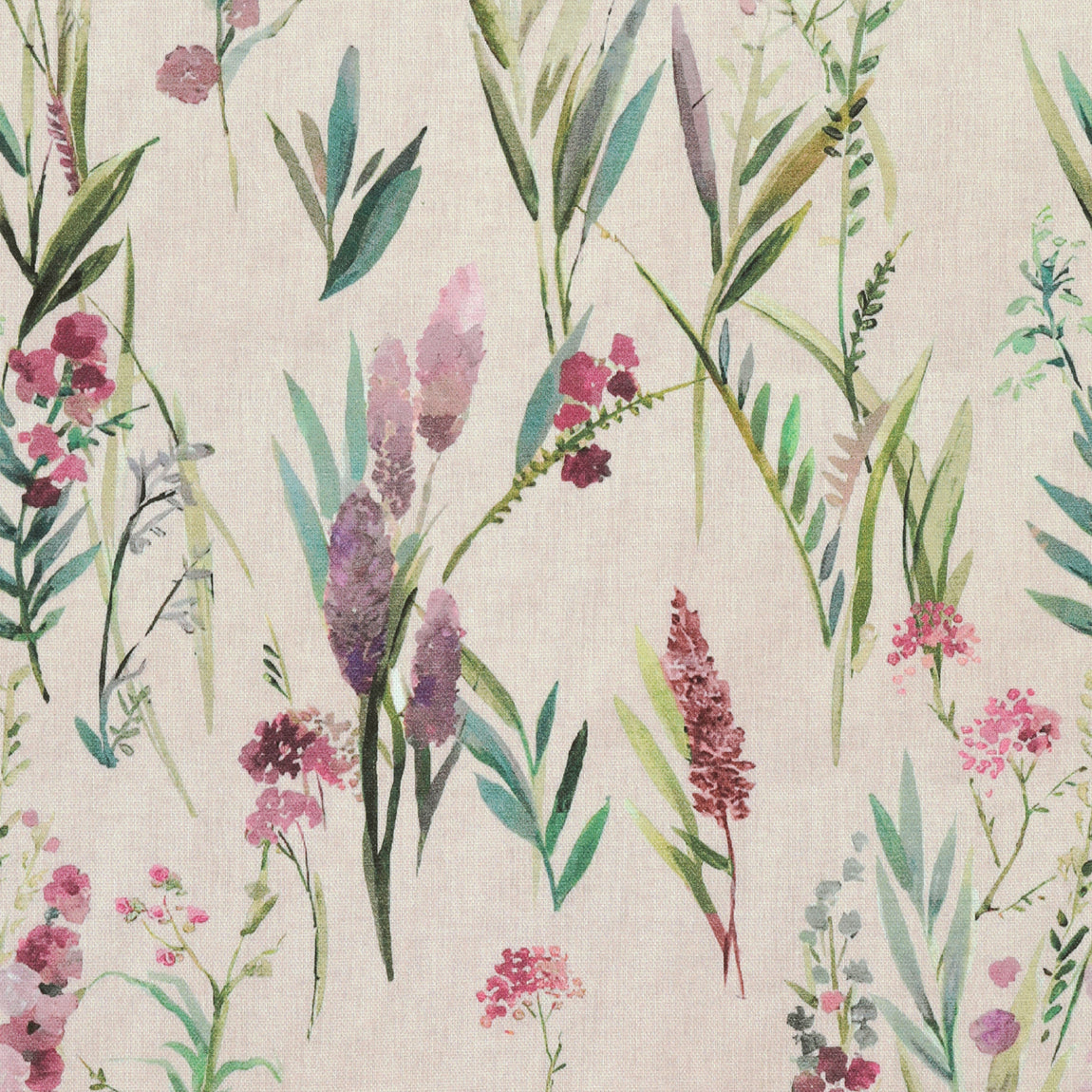 ANTE DECOR Combe Fabric Dusty Mauve Linen