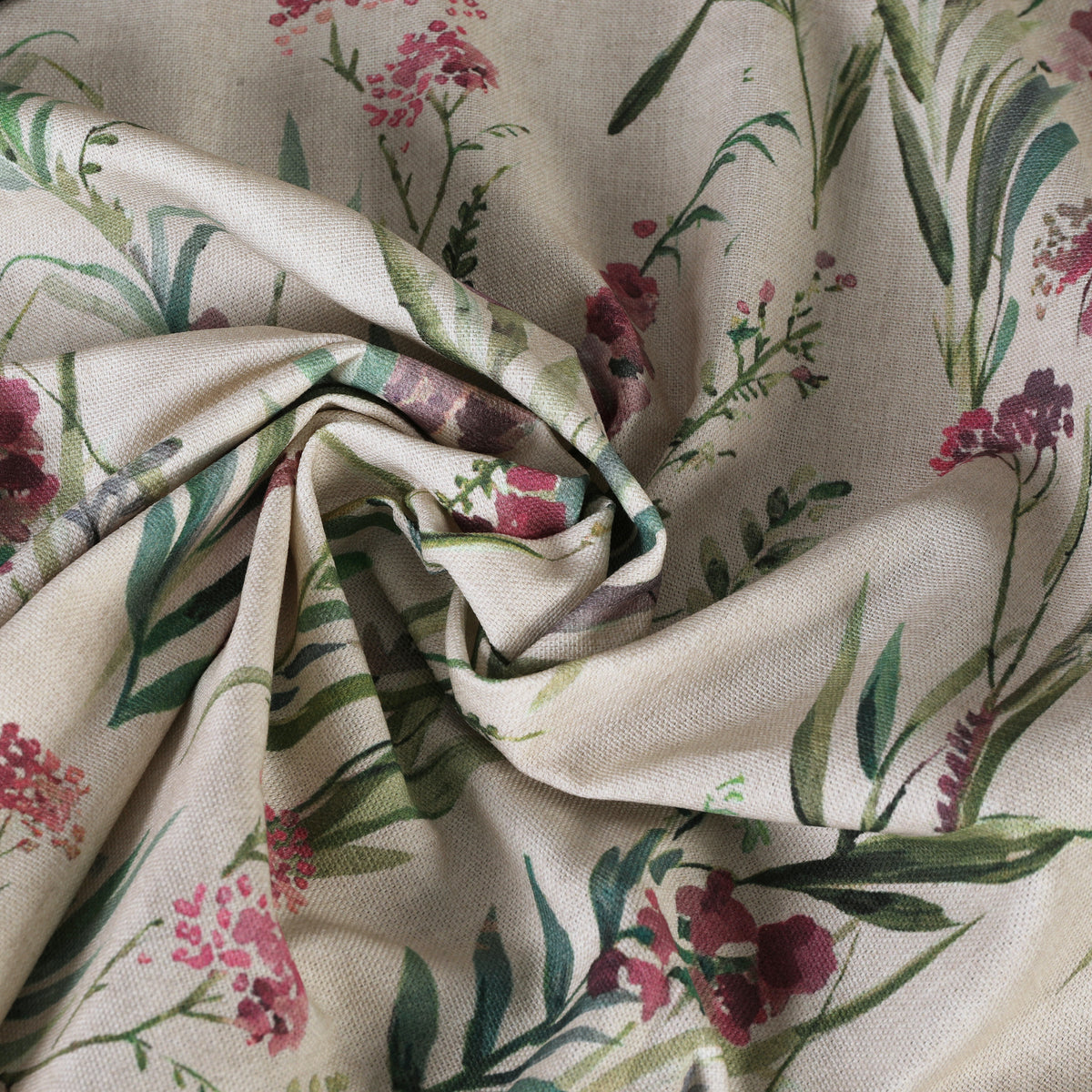 ANTE DECOR Combe Fabric Dusty Mauve Linen