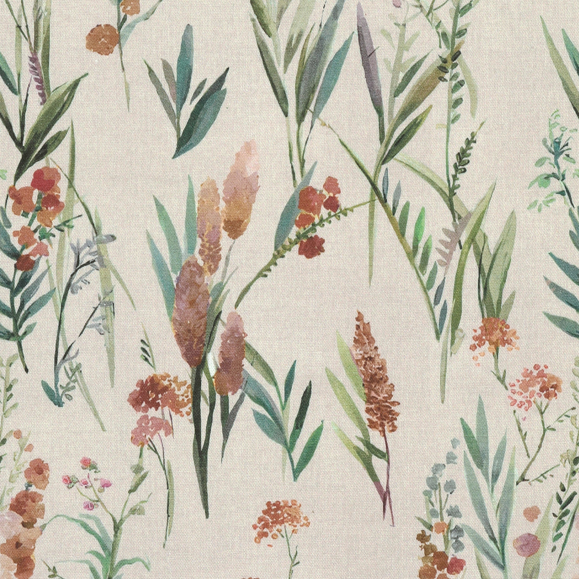 ANTE DECOR Combe Made To Measure Curtains Autumn Linen