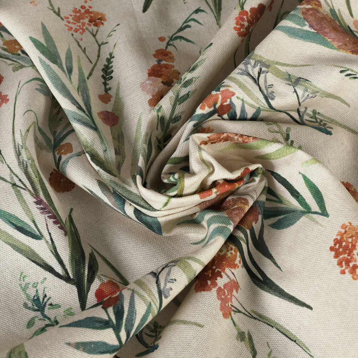 ANTE DECOR Combe Made To Measure Curtains Autumn Linen