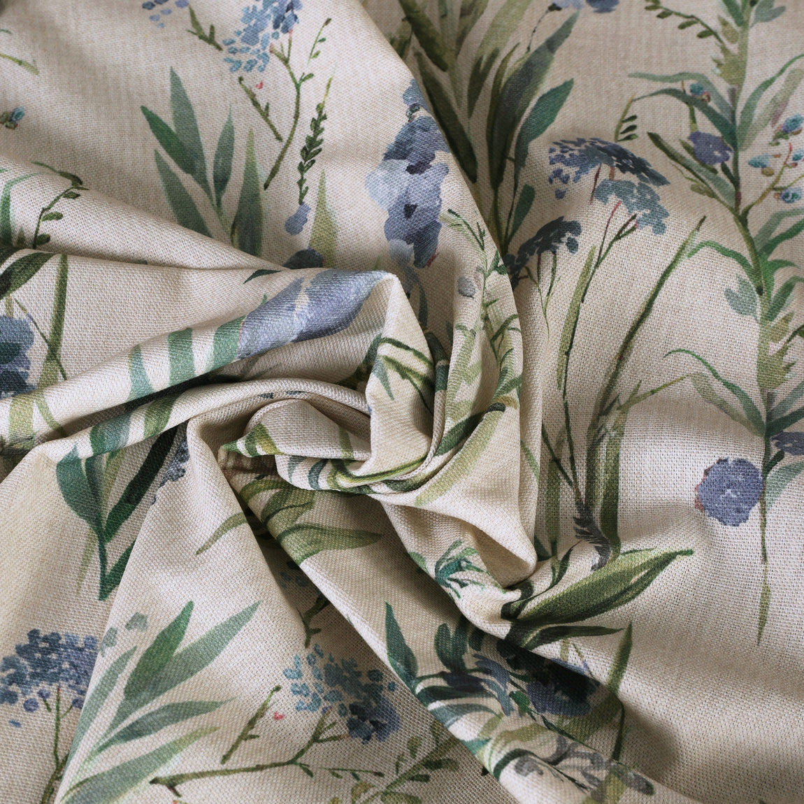 ANTE DECOR Combe Made To Measure Curtains Hyacinth Linen