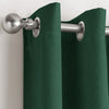 Vogue Thermal Blockout Ready Made Eyelet Curtains Green