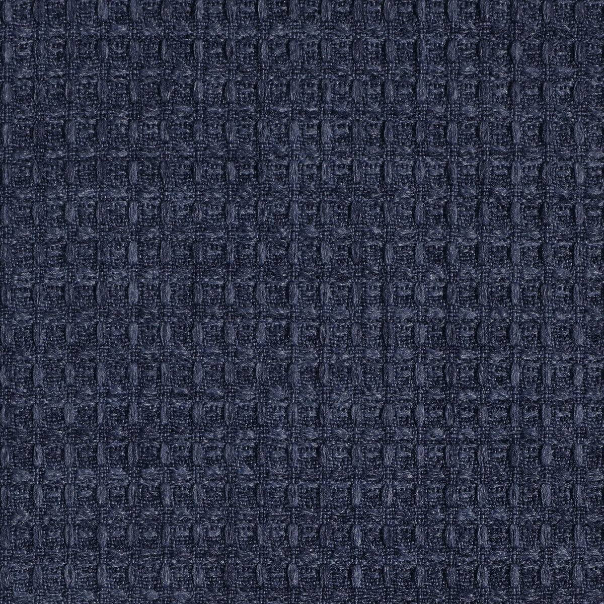 Linda Barker Luxury Waffle Fabric Navy