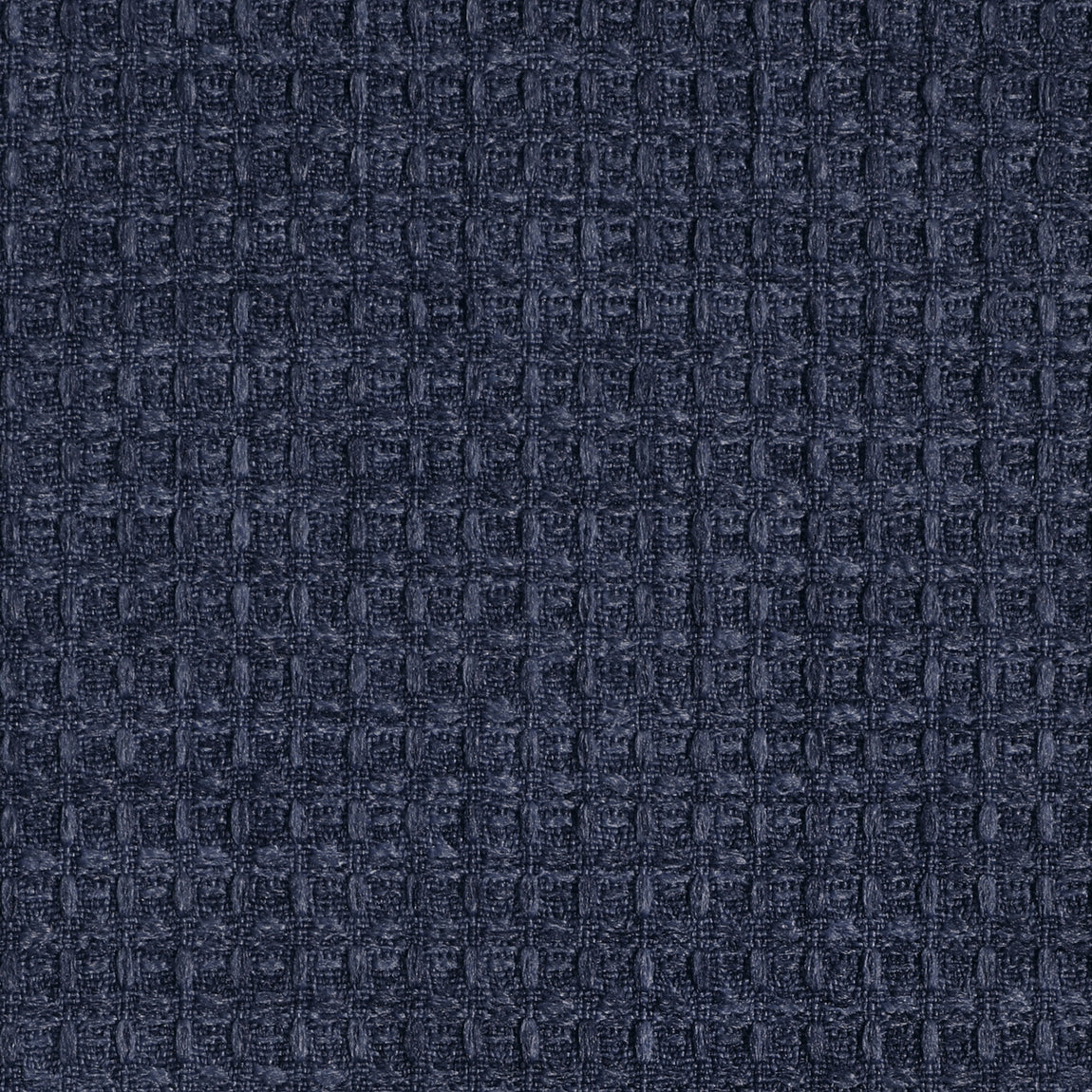 Linda Barker Luxury Waffle Fabric Navy