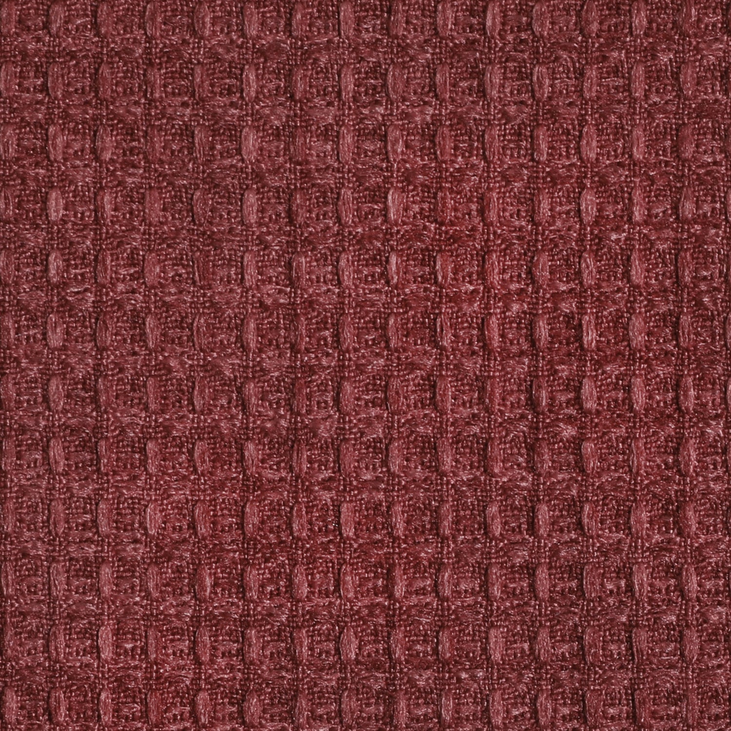 Linda Barker Luxury Waffle Fabric Rosso