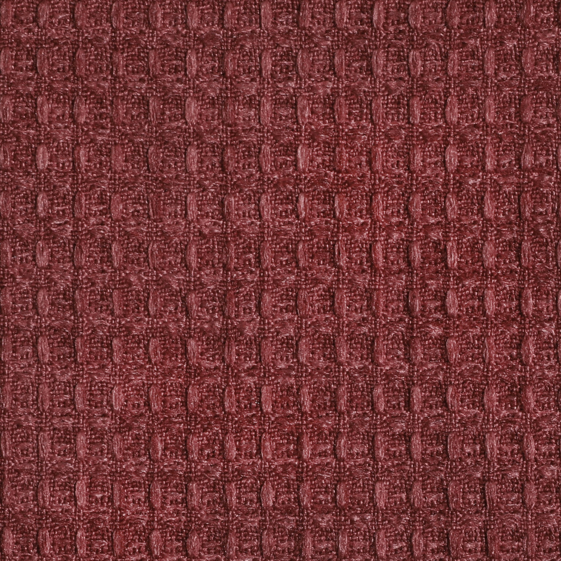 Linda Barker Luxury Waffle Fabric Rosso