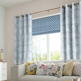Cath Kidston Washed Rose Made to Measure Curtain Grey