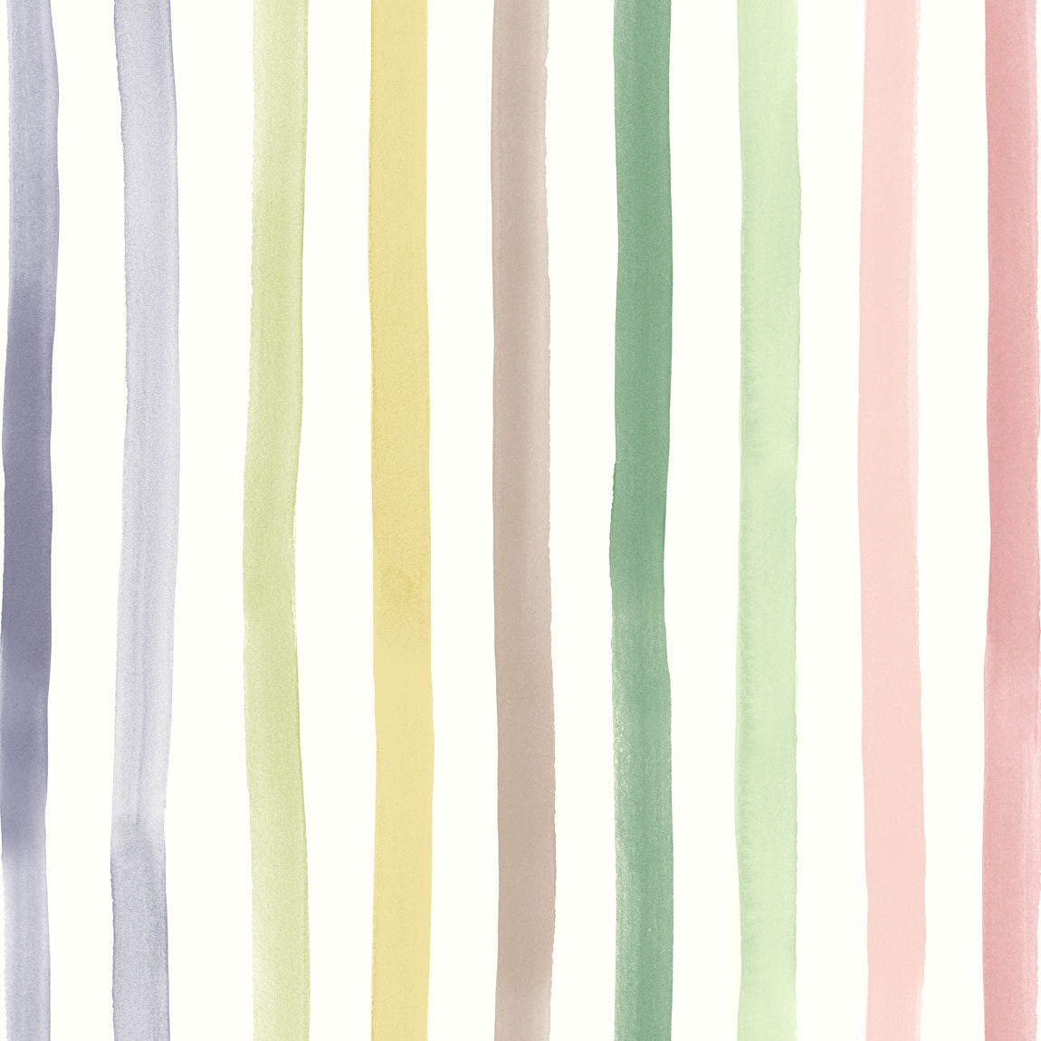 Bluebellgray Watercolour Stripe Made To Measure Roman Blind Tetbury