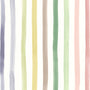 Bluebellgray Watercolour Stripe Made To Measure Roman Blind Tetbury Sample Image