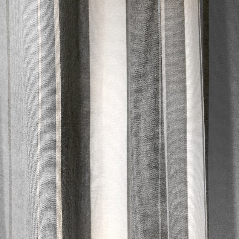 Fusion Whitworth Lined Ready Made Eyelet Curtains Grey