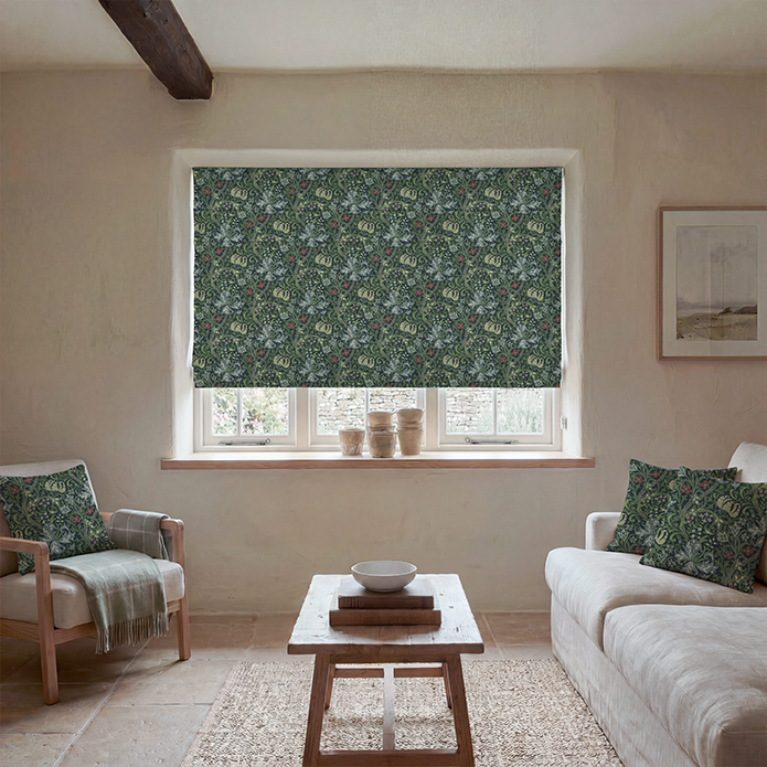 William Morris Golden Lily Made To Measure Curtains Ochre